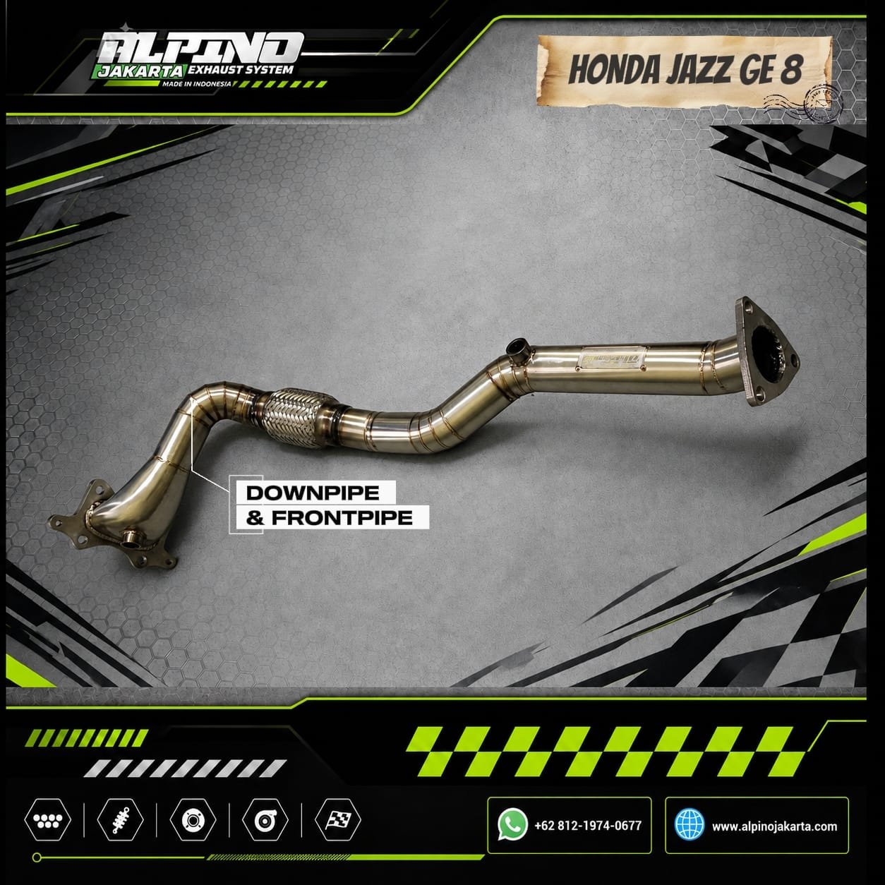 Knalpot honda jazz Ge8